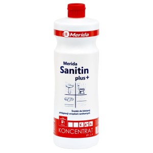 Merida SANITIN PLUS kwaśny środek do bieżącej pielęgnacji urządzeń sanitarnych, 1l NML102
