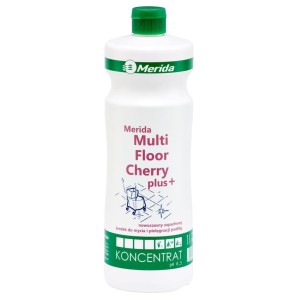 Merida MULTI FLOOR CHERRY PLUS, środek antystatyczny do mycia powierzchni wodoodpornych, 1l NMP104