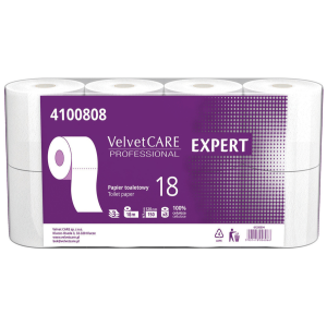 Papier toaletowy Velvet Expert a'8 biały (18m) 3-war *celuloza
