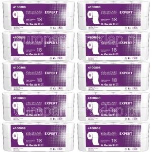 Papier toaletowy Velvet Expert 10 opak a'8 biały (18m) 3-war *celuloza *4100837