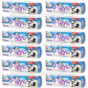 Papier toaletowy Puffi Lumio 12 opak a'8 biały (15m) 2-war *celuloza