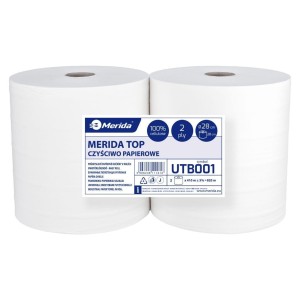 Czyściwo papierowe Merida 2x410m (820m) 2-war | celuloza* UTB001