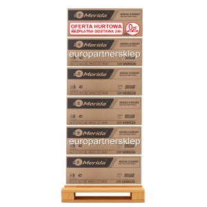 Ręcznik papierowy składany Zz Merida Economy 14 opak (półpaleta) a'4000 biały (23x25cm) 1-war *VEB026 ręczniki papierowe składane zz