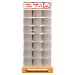 Papier toaletowy Jumbo 18cm 20 opak (półpaleta) a'12 szary (100m) 1-war *makulatura