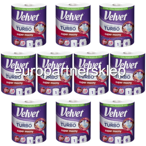 Ręcznik papierowy Velvet Turbo 10 opak a'1 biały (78m) 3-war *celuloza ręczniki papierowe na rolce