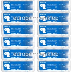 Papier toaletowy Velvet Comfort 12 opak a'8 biały (15m) 2-war *celuloza *4100119