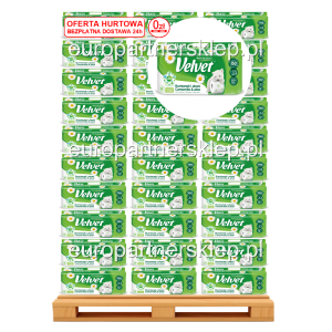 Papier toaletowy Velvet Rumianek 240 opak (paleta) a'8 biały (18m) 3-war *celuloza