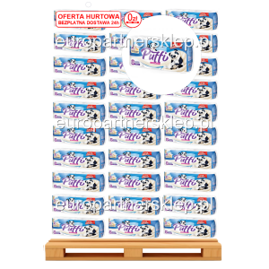 Papier toaletowy Puffi Lumio 240 opak (paleta) a'8 biały (15m) 2-war *celuloza