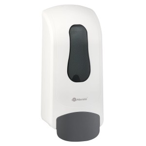 Dozownik mydła w pianie MERIDA ONE na wkłady 700 g, tworzywo ABS, biały *DEB202