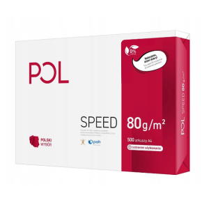 Papier biurowy do drukarki ksero A4 POLSPEED 80G ryza 500 arkuszy
