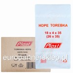 Woreczki foliowe torebki HDPE 18x35cm (26x35) a'800 10 opak. KARTON