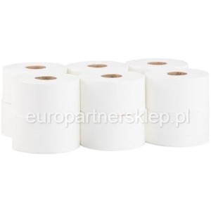 Papier toaletowy Jumbo 18cm a'12 biały (100m) 2-war *celuloza