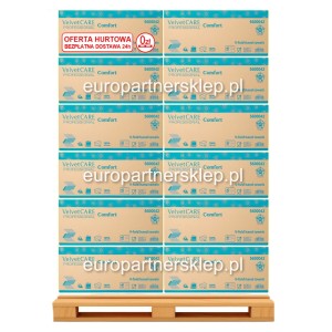 Ręcznik papierowy składany Zz Velvet 28 opak. (paleta) a'3000 biały (23x23cm) 2-war *celuloza *5600042 ręczniki papierowe składane zz