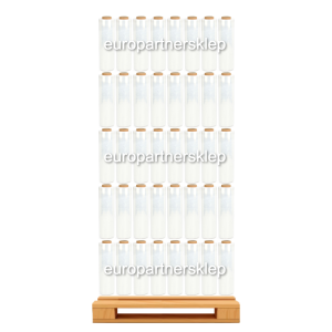 Folia stretch 1,40 kg brutto 25cm bezbarwna 240 rolek (półpaleta) mocny strecz 23 mik*