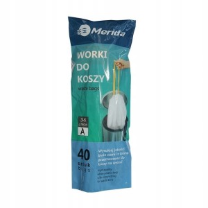 Worki na śmieci Merida TOP zapachowe (rozmiar A) 3-6l a'40 *WTB001