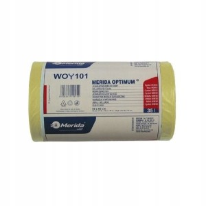  Worki na śmieci Merida OPTIMUM 35l żółte a'50 *WOY101